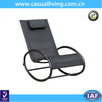 Outdoor Patio Garden Pool Zero Gravity Orbital Rocking Lounge Chair