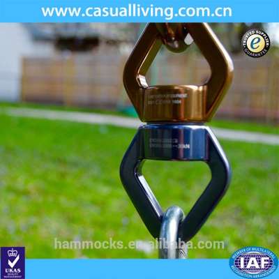 Rotational Device, Safest Swing Swivel Hardware (30KN) For Web Tree Swing, Rope Clambing Hammock Swing Setting