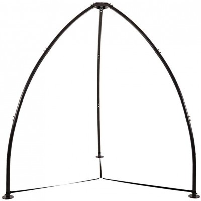 Tripod Hammock Chair Stand Solid Steel construction for long lasting durability - Supports 450lbs and any hanging chair or bed